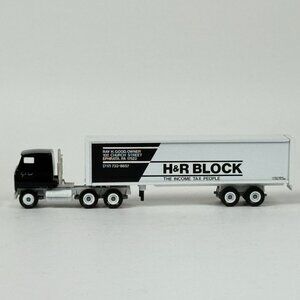Winross 1: 64 Scale H&R Block Diecast Tractor Trailer Semi Truck Model Vintage